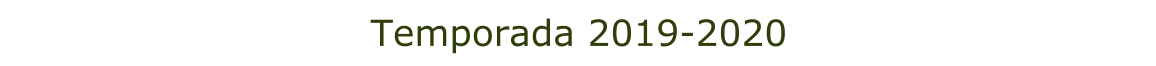 Temporada 2019-2020